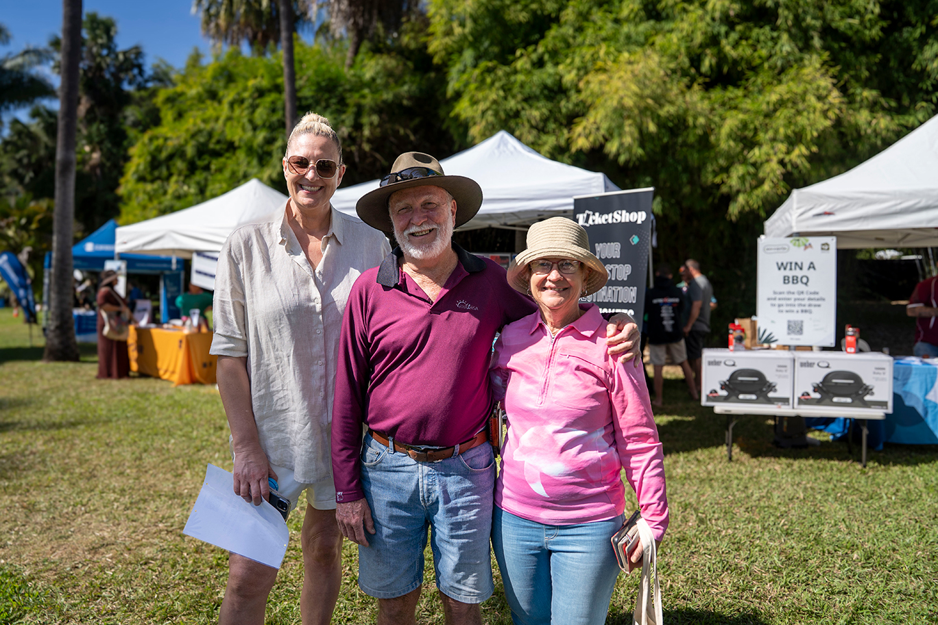 Eco Fiesta Cr Batkovic, Jill McIntosh and Ian Sutton