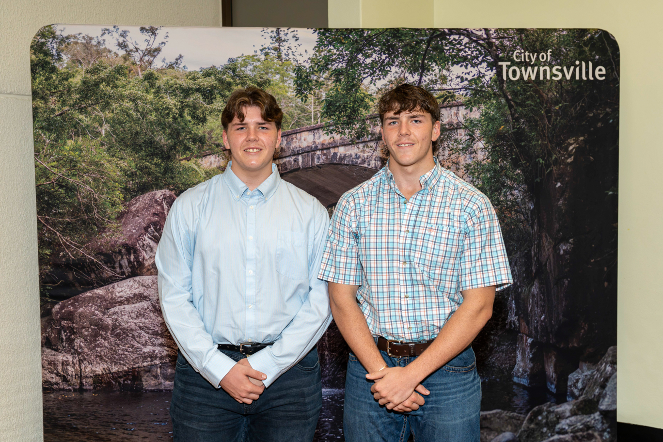 Townsville Youth Council member Aiden Exelby and family