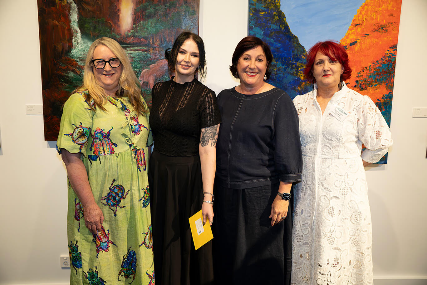 Karina Devine, Amanda Kelvin, Cr Ann-Maree Greaney and Marisa Battaglini