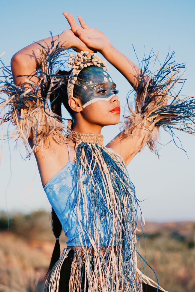 East Ayr State School, MAJESTY. Photography: Kayla Burrows. Part of the 2021 People, Culture and Country: Aboriginal and Torres Strait Islander Art Project.