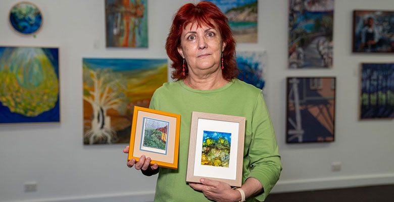 Townsville Art Society President Marisa Battaglini Townsville Art Society President Marisa Battaglini