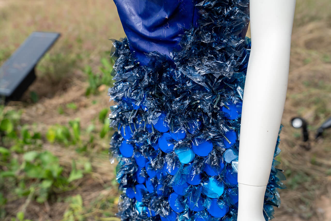 Manniquins with colourful dress designs