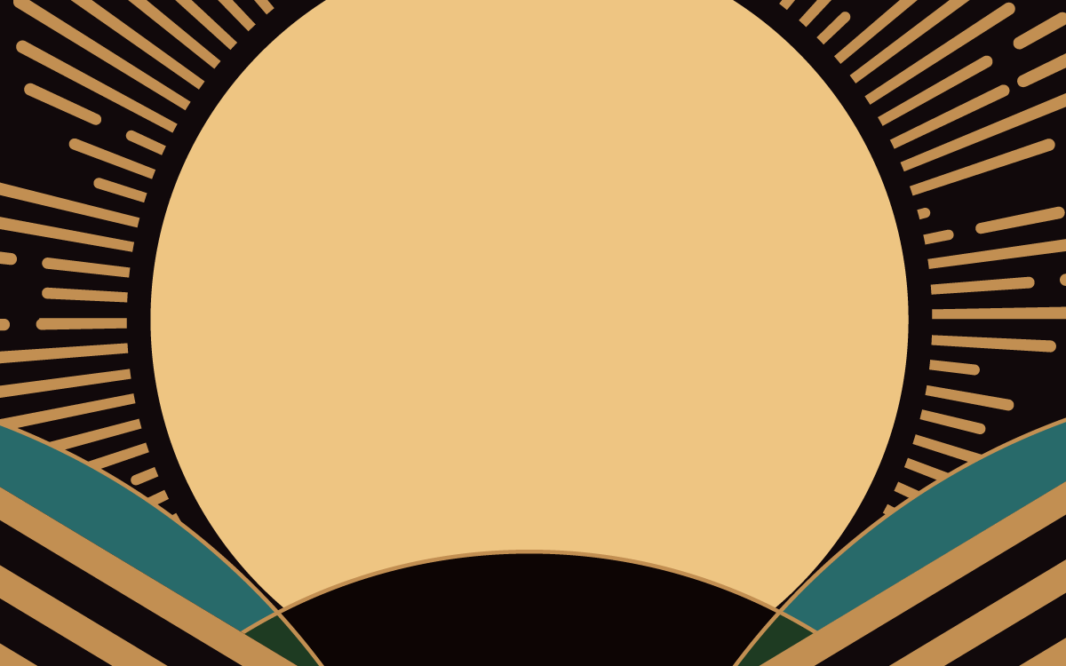 Yellow, black and green pattern