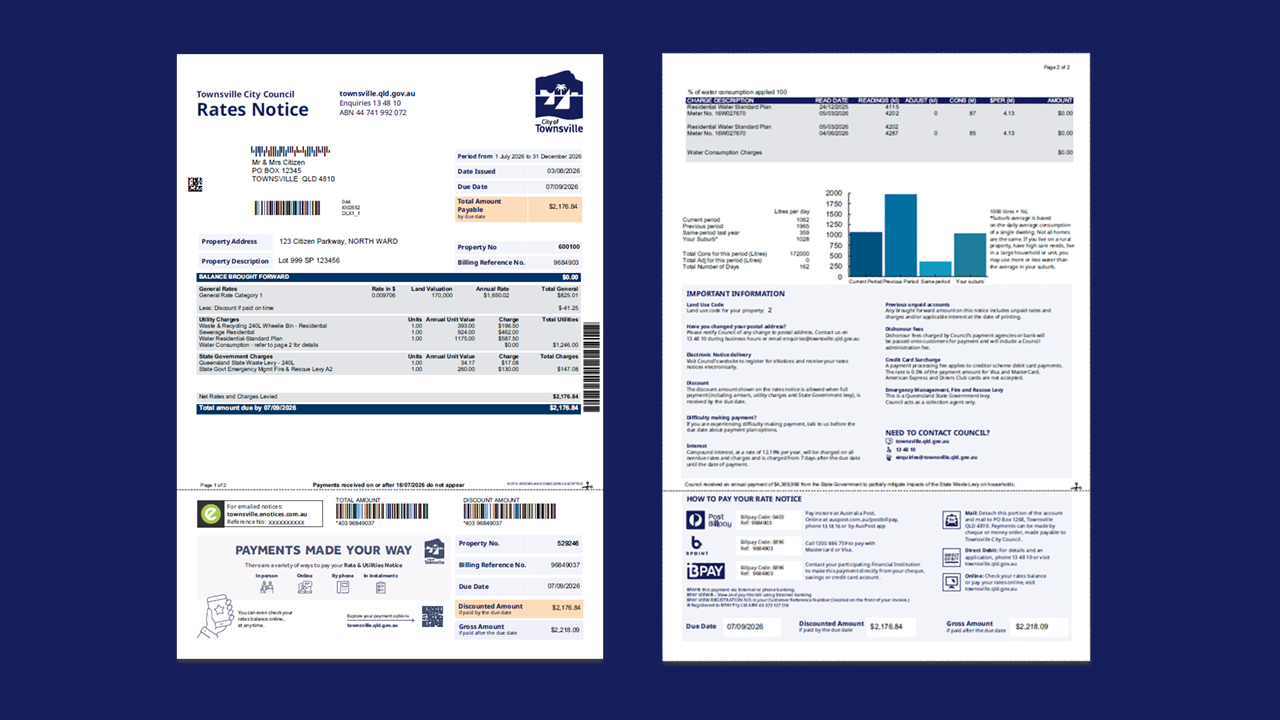 Rates notices