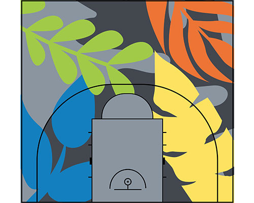 Marabou Park Basketball Half Court Design Entry - Matteese Hodgetts