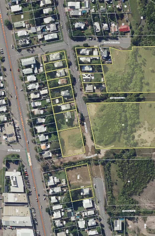 Map of Cavendish Street, Pimlico with all properties on the left side and one property on the right side highlighted