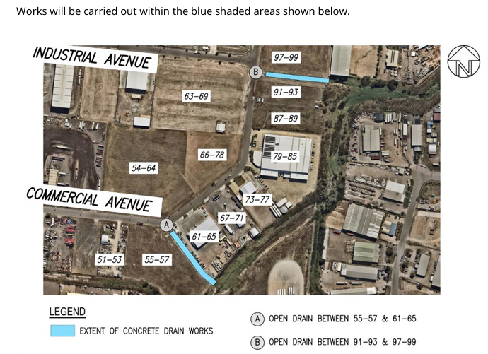 Drainage Works - Commercial Avenue, Bohle Drainage Works - Commercial Avenue, Bohle
