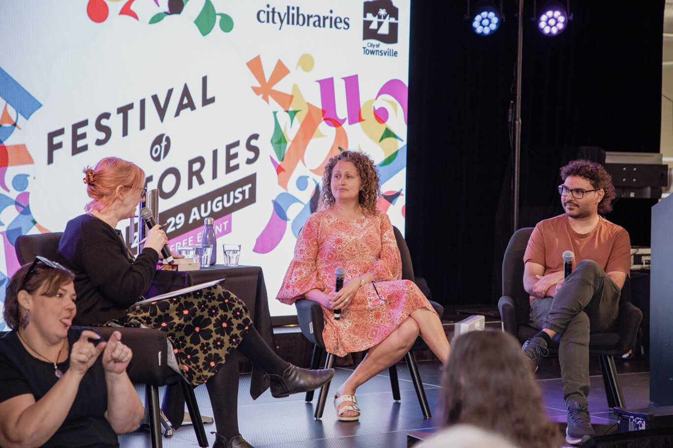 Talk with authors Gabbie Stroud and Gary Lonesborough at Festival of Stories 2026