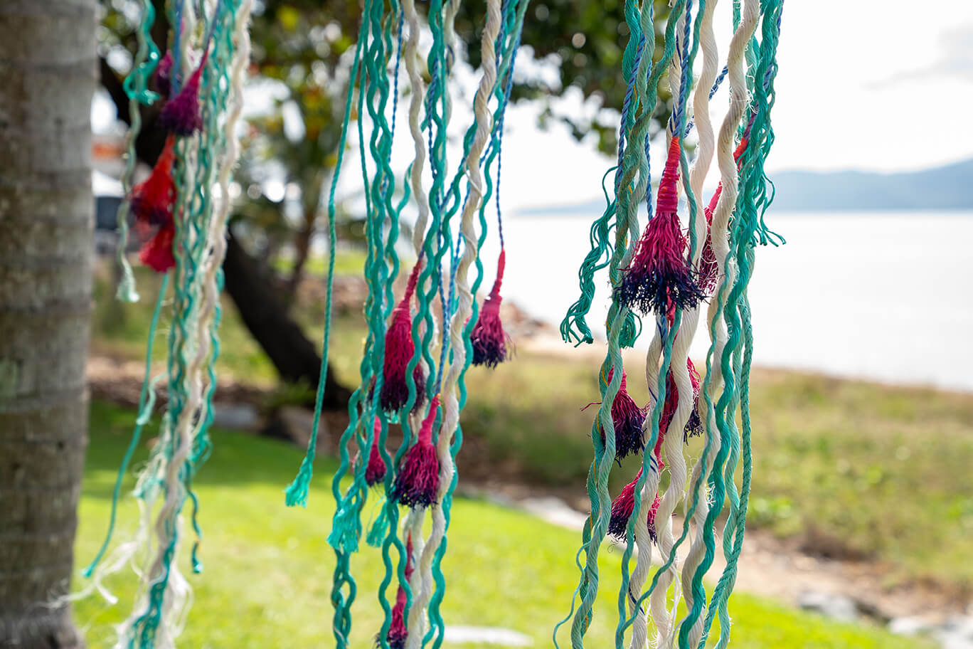 Jellyfish-like creatures made of reclaimed marine debris