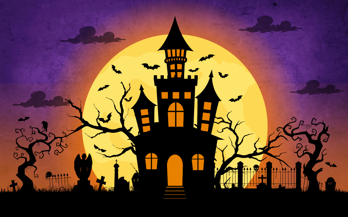 A halloween house