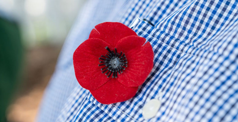 Wear a Poppy pin to show show service members and their loved ones that they have support across the city Wear a Poppy pin to show show service members and their loved ones that they have support across the city