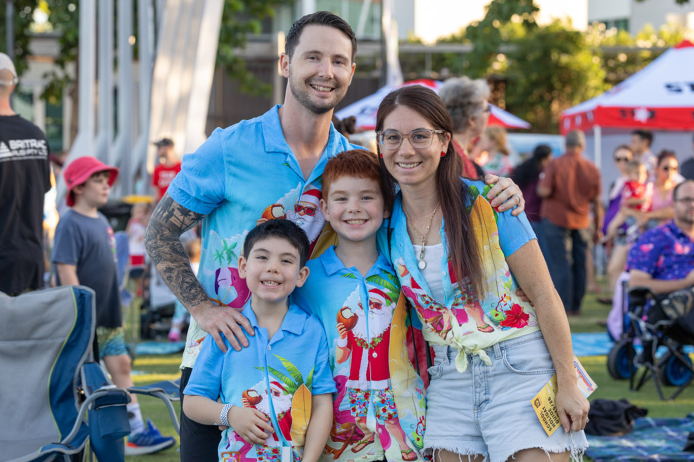 Everingham Family Zach, Max, Logan, Selena