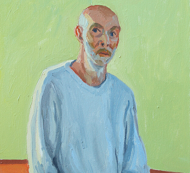 Mark Dober, Self portrait (detail) 2024