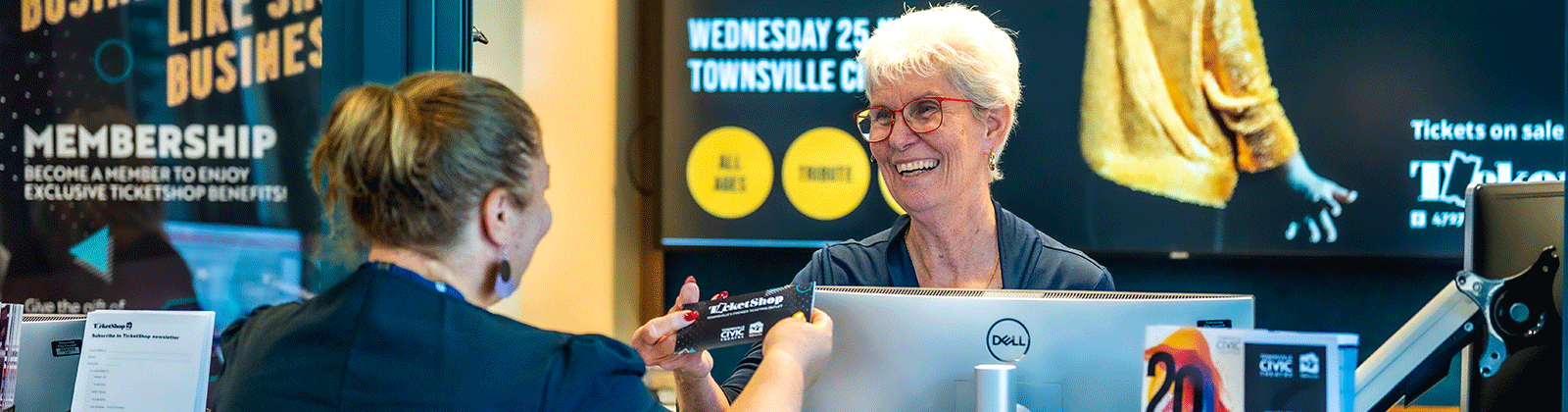 Staff at the box office