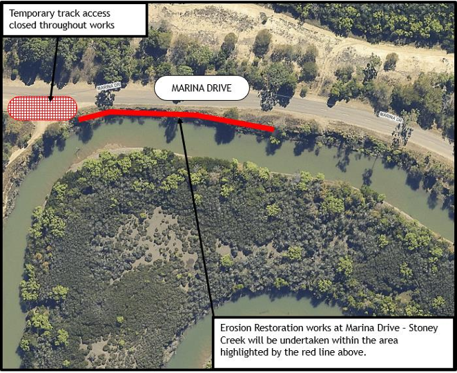 Stoney Creek erosion restoration works