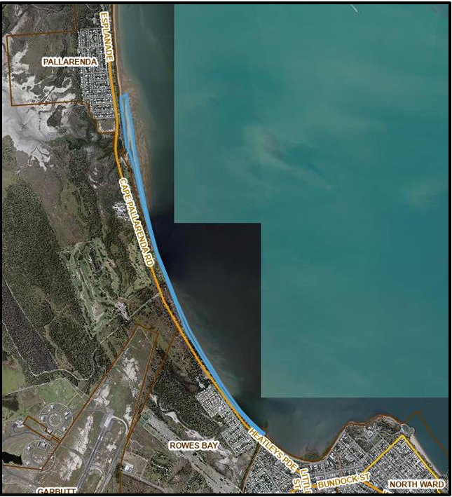 Rowes Bay and Pallarenda Coastal Management Works location