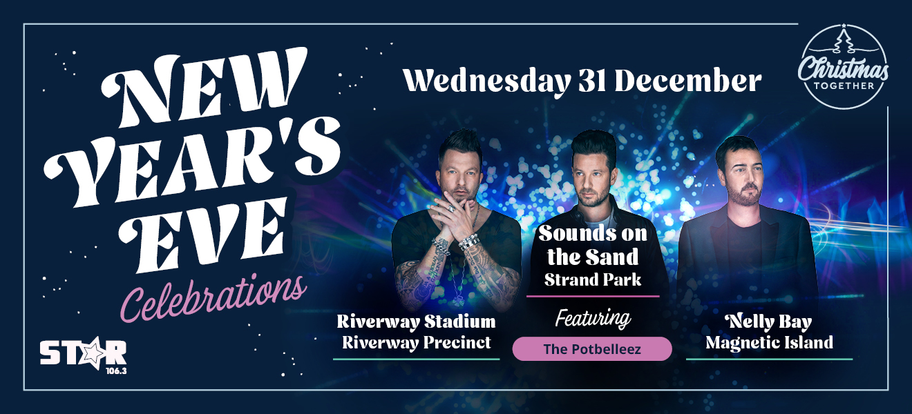 The countdown to New Year's Eve is on! Celebrate with Council's free events across three locations: Riverway, The Strand and Magnetic Island. 