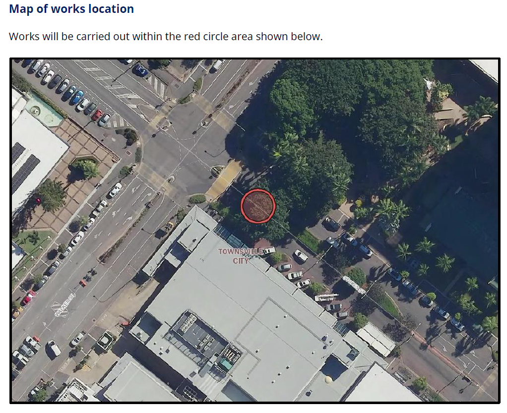 Stokes Street Tree Removal Map
