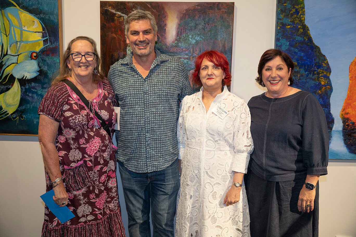 Jayne Howlett, Damien Keys, Marisa Battaglini and Cr Ann-Maree Greaney