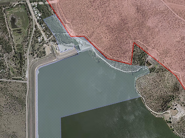 Fishing exclusion zone
