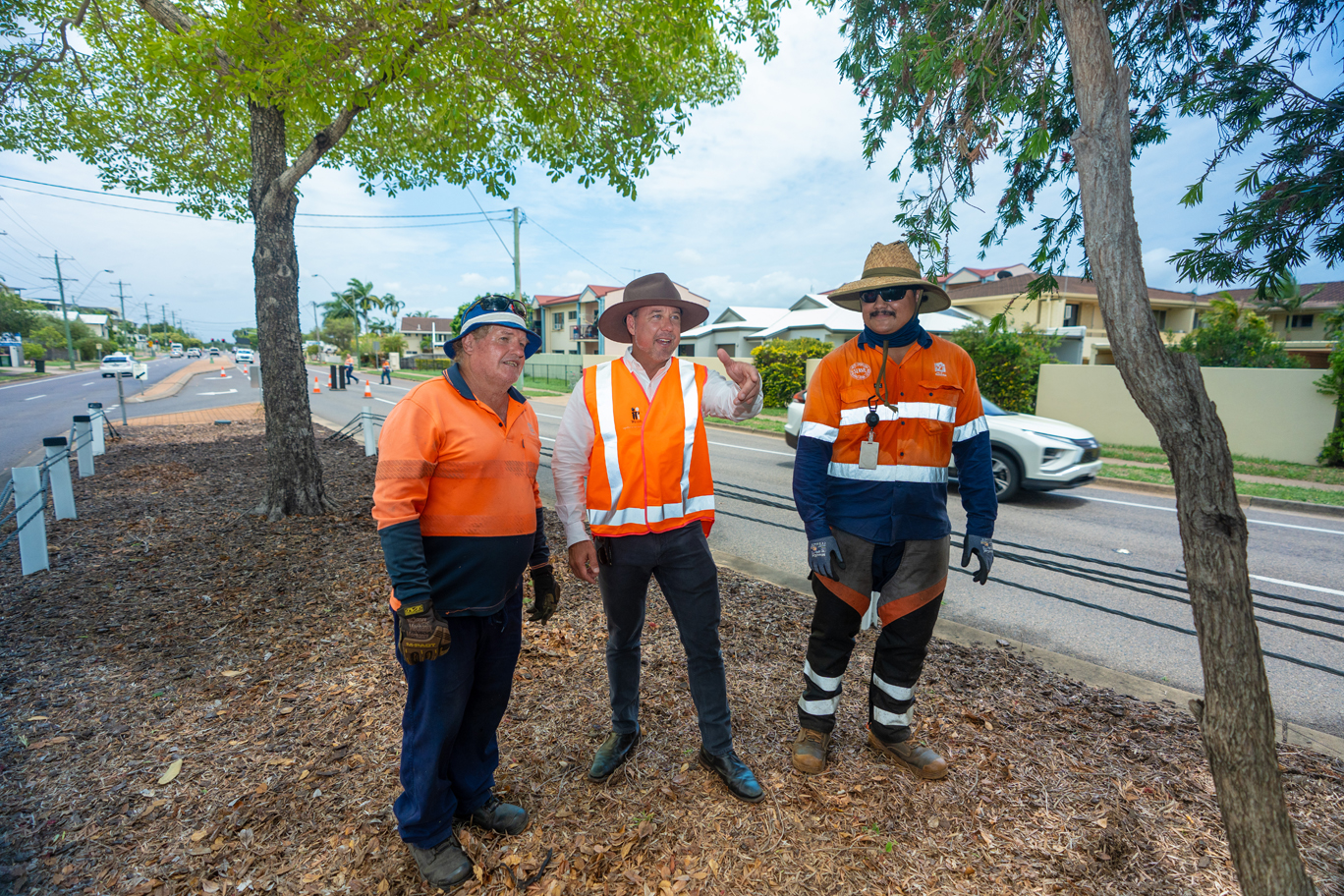 Mayor Nick Dametto with Council team members Mayor Nick Dametto with Council team members