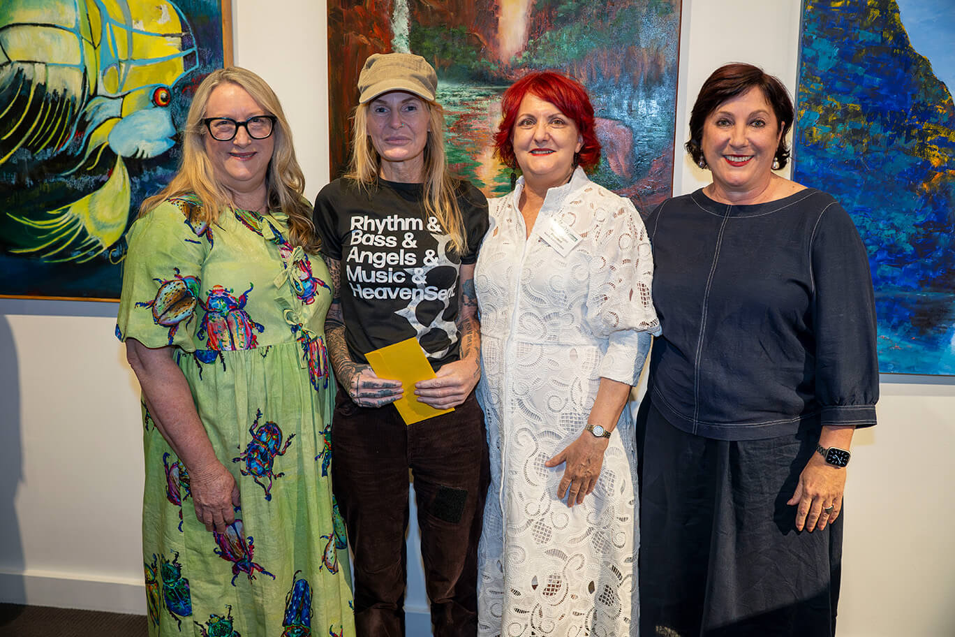 Karina Devine, Lee Kirby, Marisa Battaglini and Cr Ann-Maree Greaney