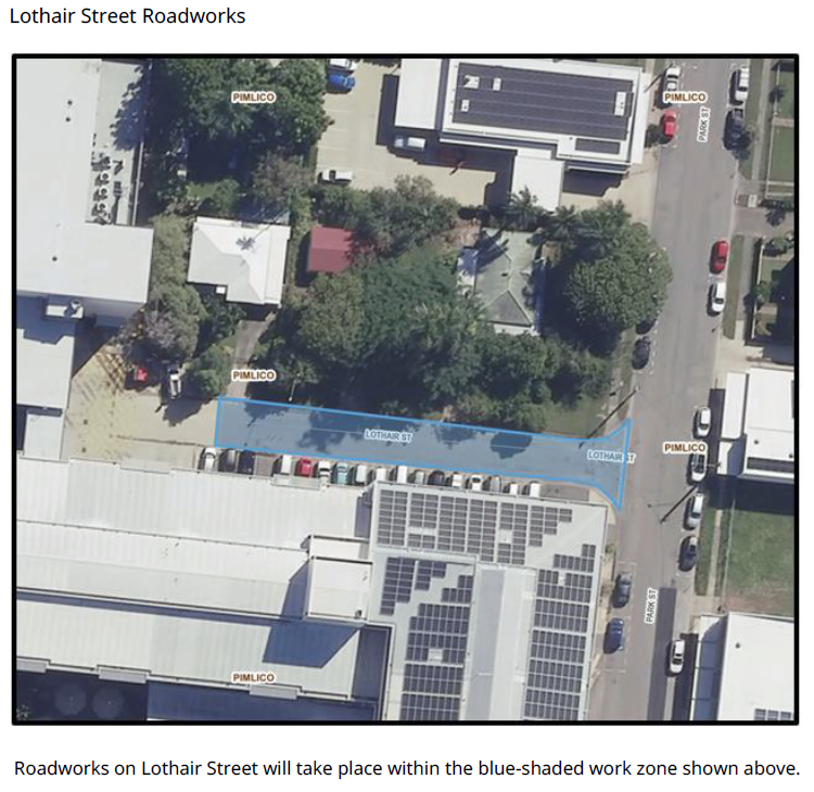 Lothair Street Roadworks