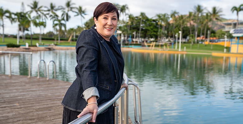 Acting Mayor Ann-Maree Greaney at The Strand Rockpool Acting Mayor Ann-Maree Greaney at The Strand Rockpool