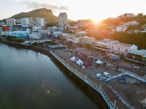 Aerial photo of Waterfront Promenade