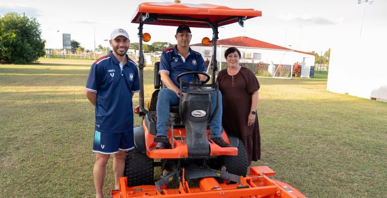 Mower donation keeps club kicking goals