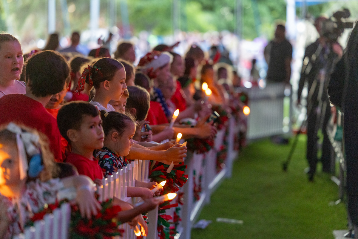 Performers at Carols by Candlelight 2025