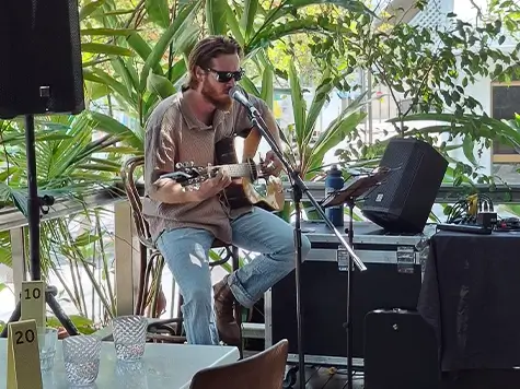 Silky Oak performing at Sounds on Flinders.