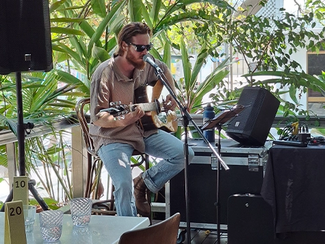 Silky Oak performing at Sounds on Flinders.