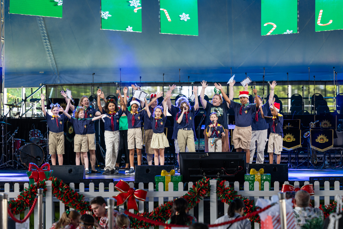 Performers at Carols by Candlelight 2025