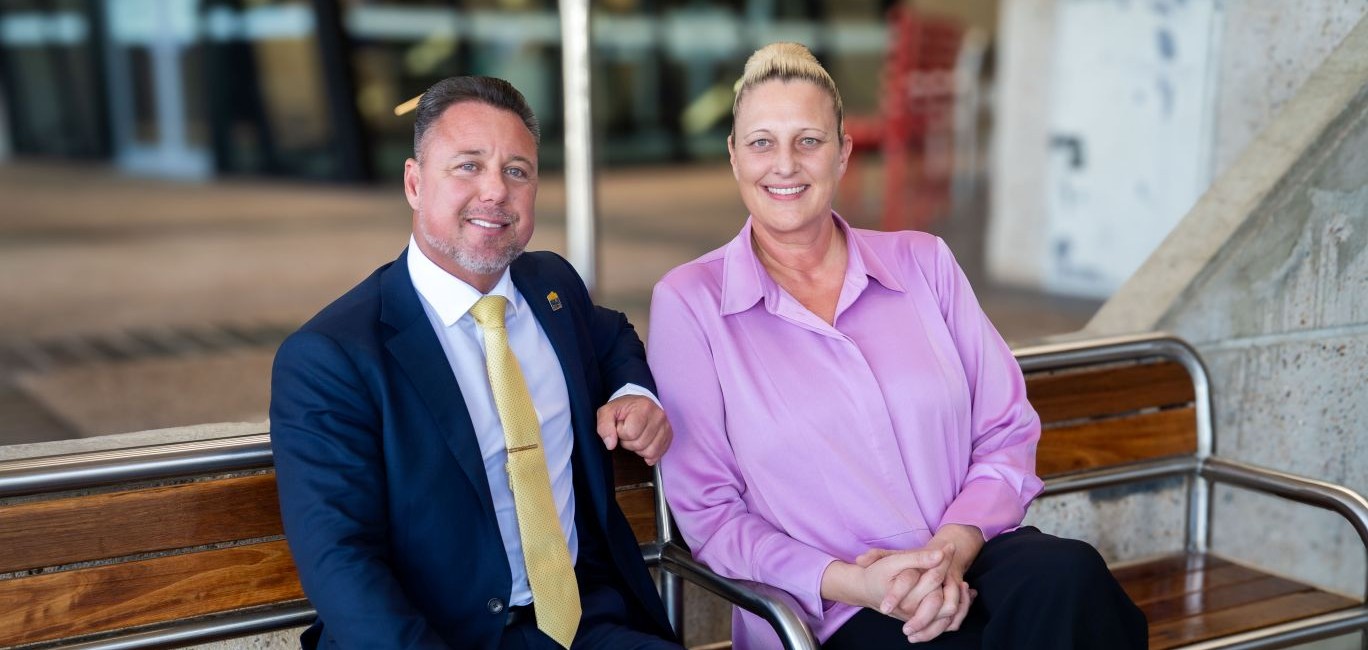 Batkovic takes the reins as Deputy Mayor Mayor Nick Dametto, with his new Deputy, Cr Suzy Batkovic