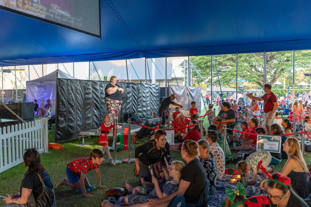 Audience at Carols by Candlelight 2025