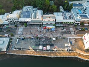 Aerial photo of Waterfront Promenade