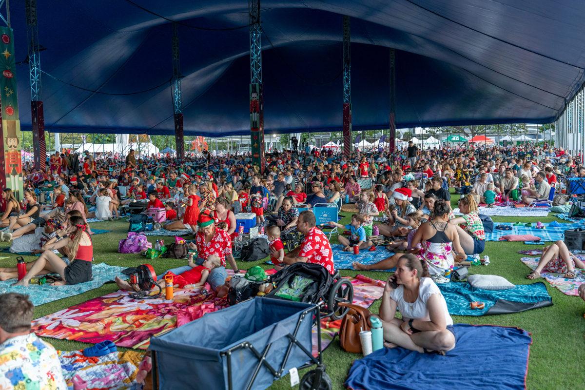 Audience at Carols by Candlelight 2025