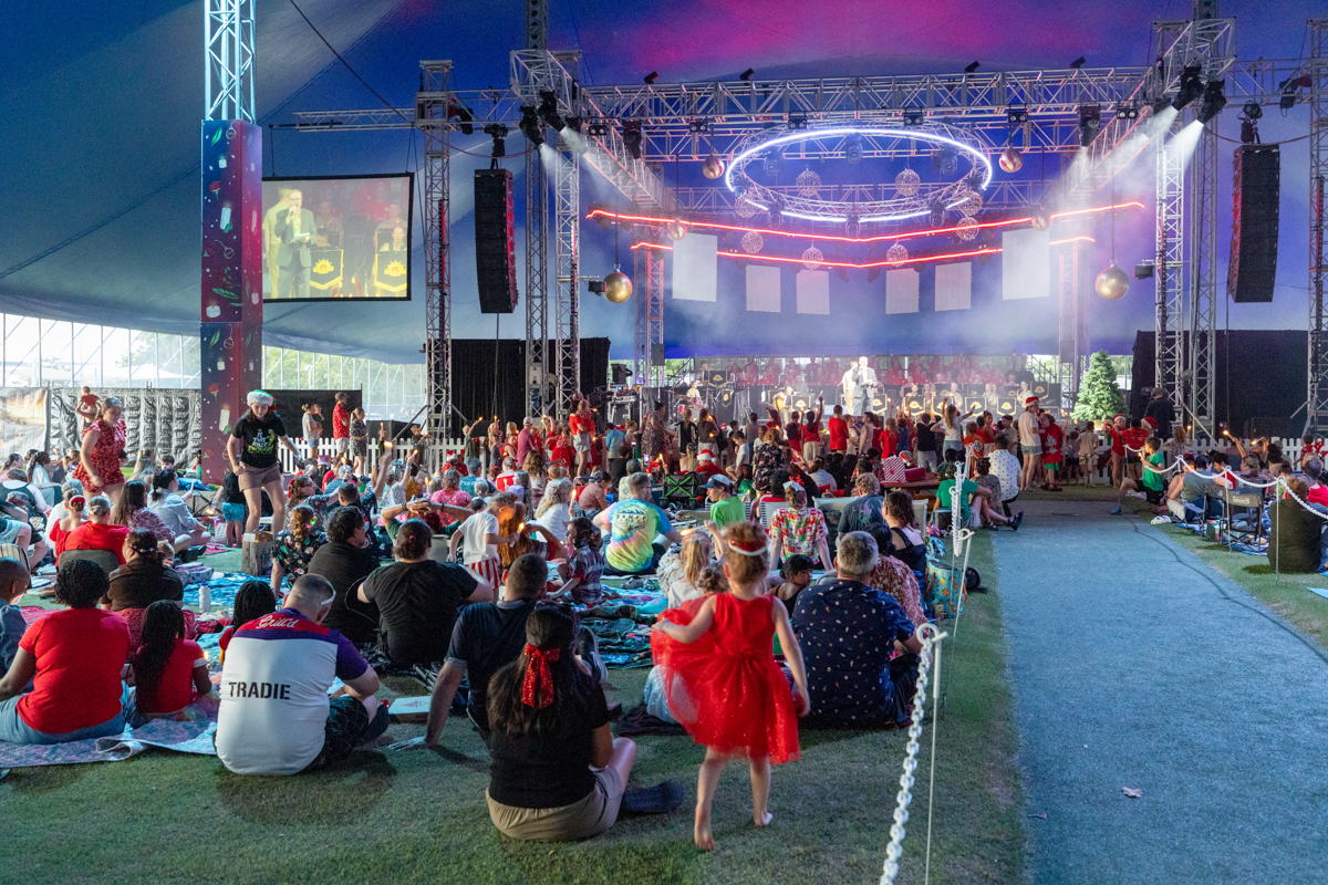 Audience at Carols by Candlelight 2025