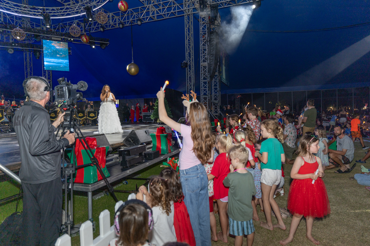Audience at Carols by Candlelight 2025