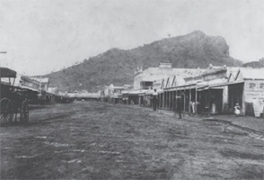 Flinders Street in around 1884