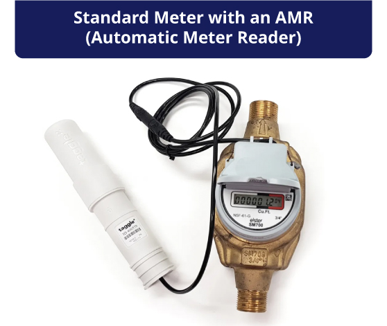 Standard Meter with an AMR (Automatic Meter Reader)